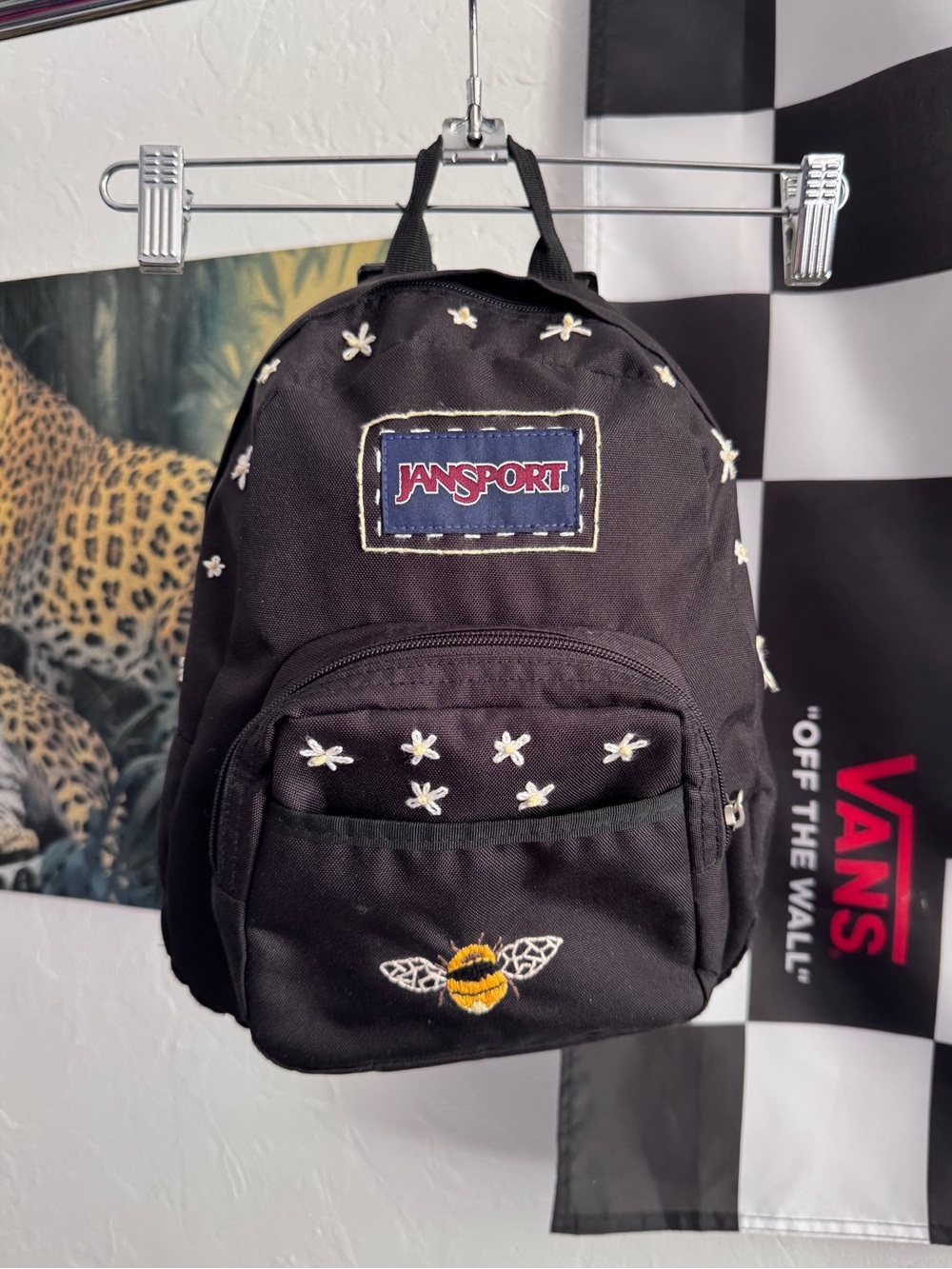 Mini Black Jansport Backpack